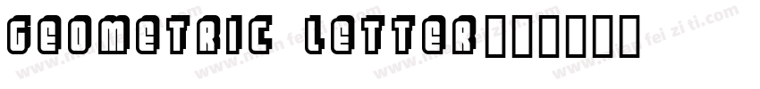 geometric letter字体转换